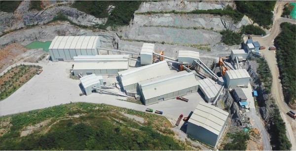 宣城中瑞建材2000TPH精品砂石骨料生產(chǎn)線(xiàn)