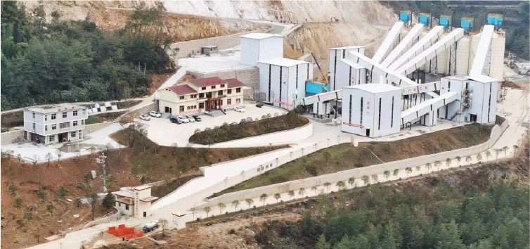 重慶弘揚建材1100TPH砂石骨料生產(chǎn)線(xiàn)/EPC
