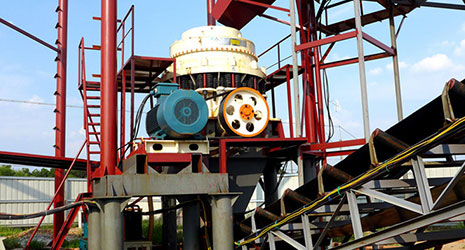 安山巖破碎現場(chǎng)